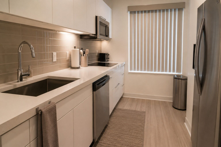 Private kitchen, Veltrona Hotel & Suites, Toronto