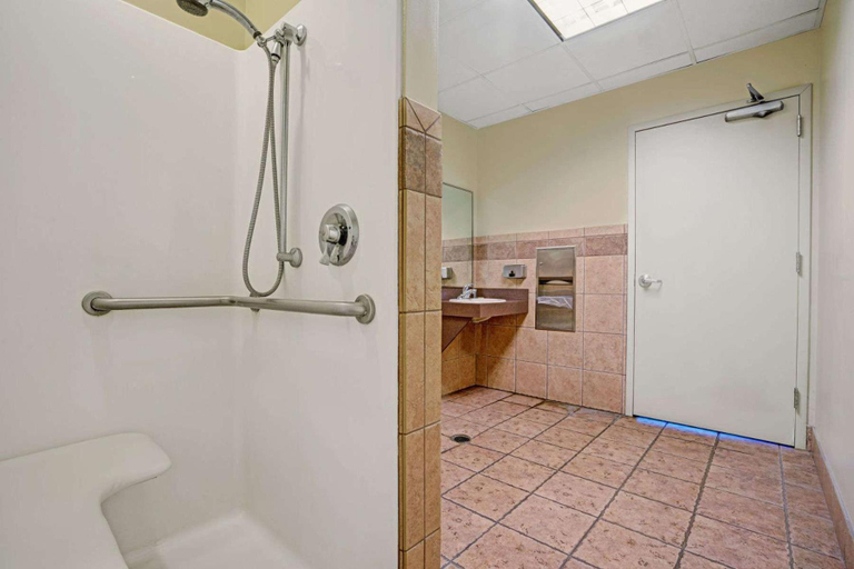 Bathroom 5, Super 8 by Wyndham Rogers Minnesota, Hennepin