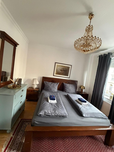Bedroom 2, Velmora Boutique Suites - Vintage Design Apartment in Altstadtnahe, Lübeck