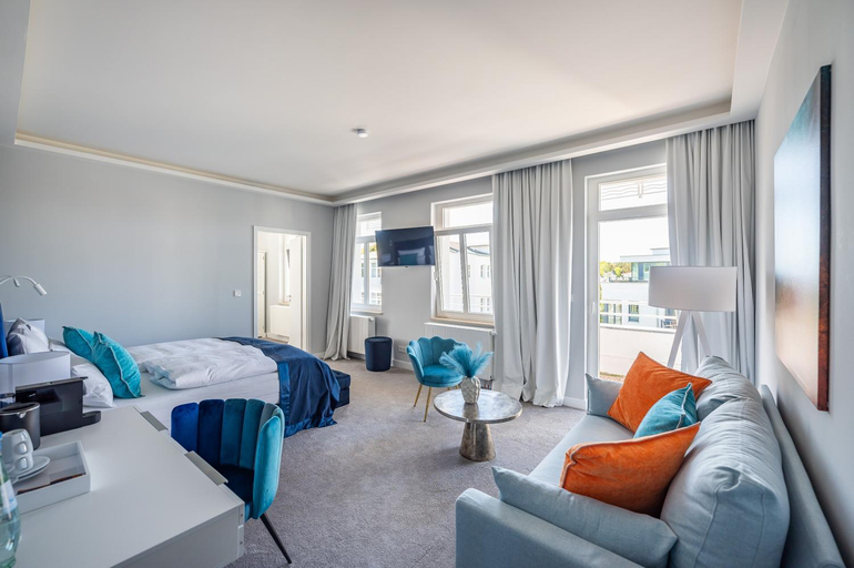 Bedroom 3, Strandvilla Glückauf, Vorpommern-Rügen