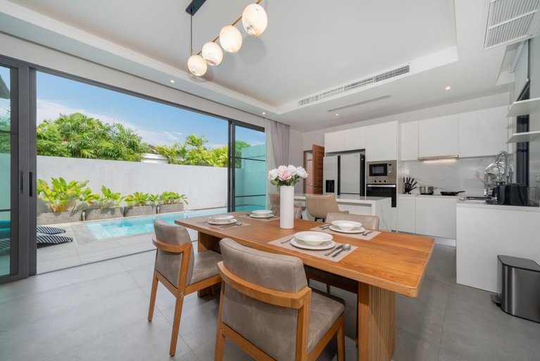 Kitchen 4, Nicky Harmony 3BR Pool Villa in Bang Tao, Pulau Phuket