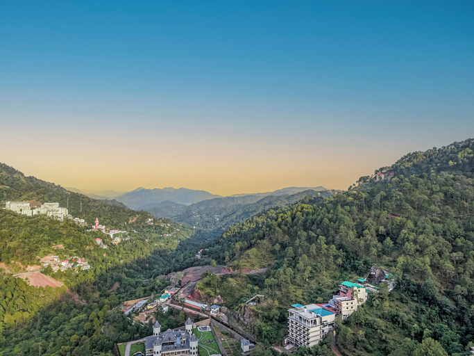 Aerial view 3, Alaya Stays Pinnacle 3BHK Apartment, Solan