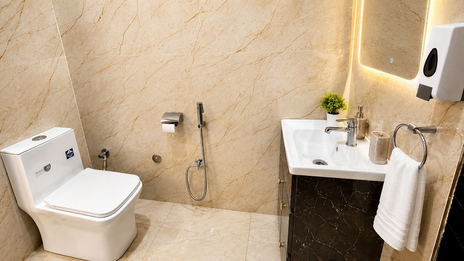 Bathroom 4, Opal Villa by JMD Group, Delhi