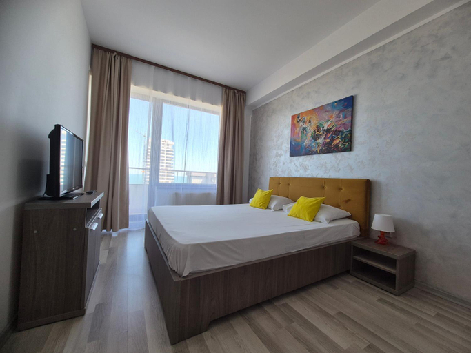 Bedroom 1, Vedere la mare apartament, Constanta