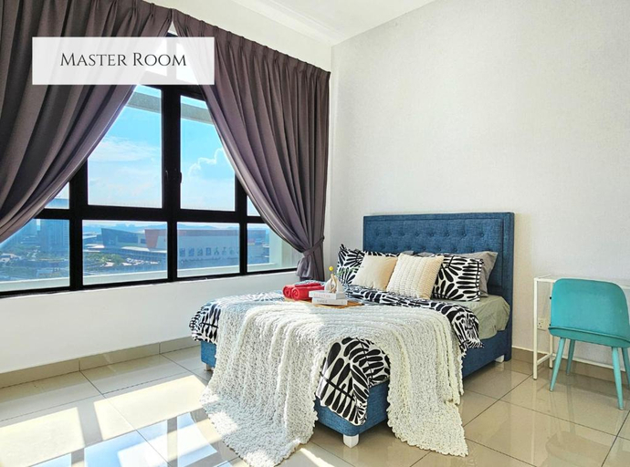 Bedroom 3, Conezion Apartment near to IOI City Mall Putrajaya [Free Parking], Kuala Lumpur