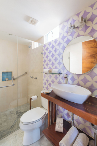 Bathroom 5, Quinta Margarita, Boho Chic Hotel, Cozumel