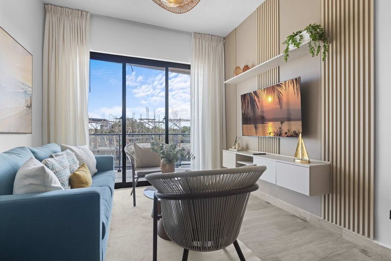Living area 5, NOK Modern 2BR at The Towers by Vistacana, Salvaleon de Higuey