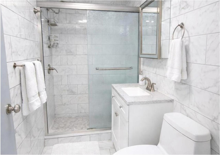 Bathroom, Spacious Home with Fire Pit & Game Room Near Yale, New Haven