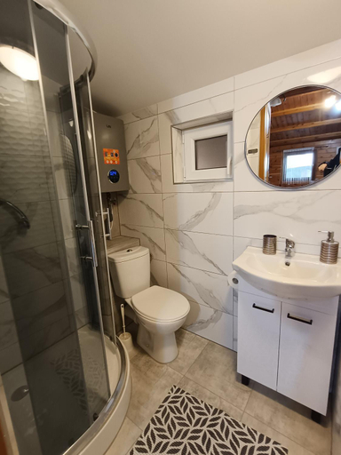 Bathroom 5, Domek Letniskowy w centrum Mikolajek, Mrągowo