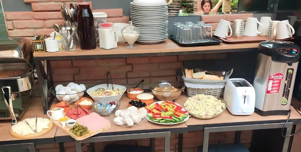 Breakfast meal, Diuma Urban Collection, Tbilisi