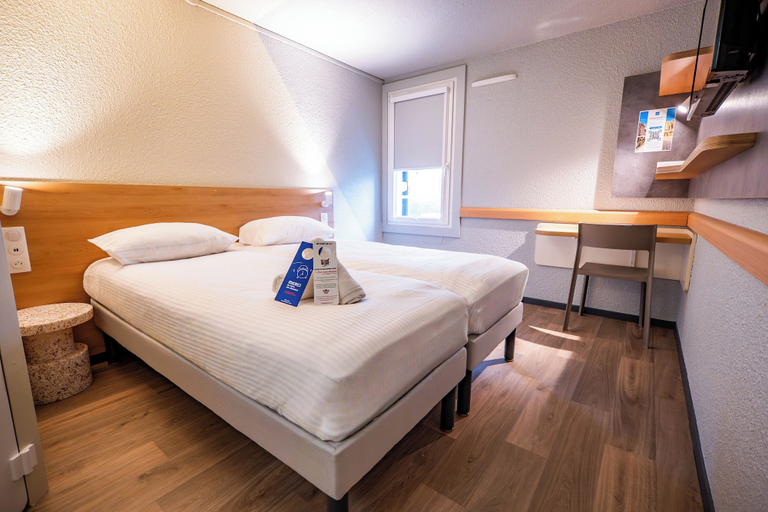 Bedroom 2, Hotel Ibis Budget Metz Sud Augny, Moselle