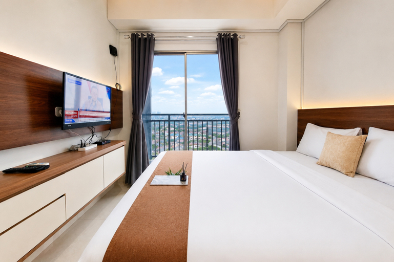 Bedroom 5, Smart Living Studio at Apartment Springwood Residence Tangerang By Travelio, Tangerang