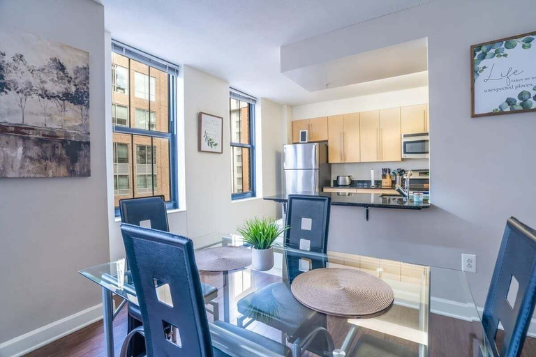 Dining, Waterfront Baltimore 2br Furnished Apartment 2 Bedroom Apts by RedAwning, Baltimore