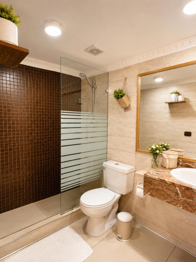 Bathroom, Hotel Ciudad de Vitoria, Santiago