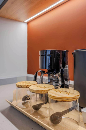 Coffee and/or coffee maker, NOK Stylish 1BR With Cozy Terrace, Santafé de Bogotá