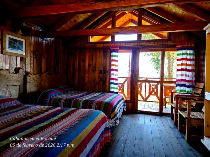 Bedroom 4, Cabana en el Bosque de San Jose del Pacifico 3, Dist. Miahuatlan