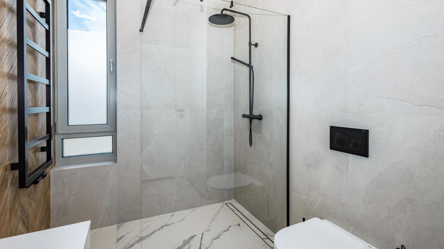Bathroom, Apartament Stranda Studio nad jeziorem Kisajno Giżycko, Giżycko