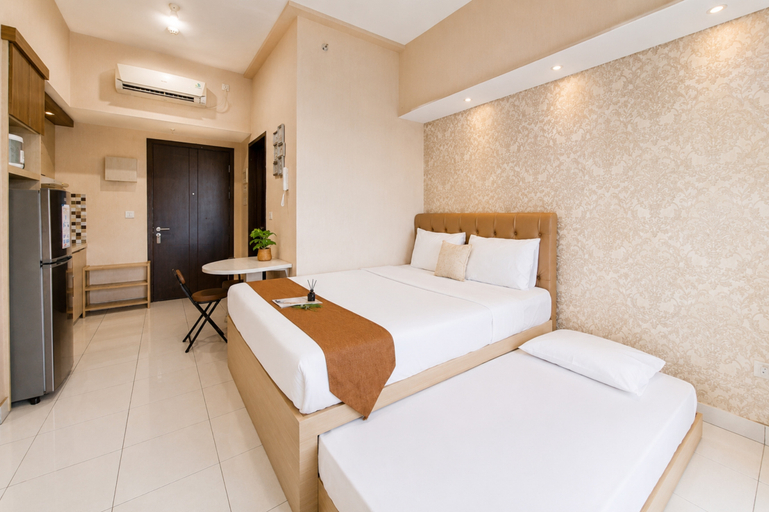 Bedroom 4, Airy Studio at Casa de Parco Apartment By Travelio, Tangerang