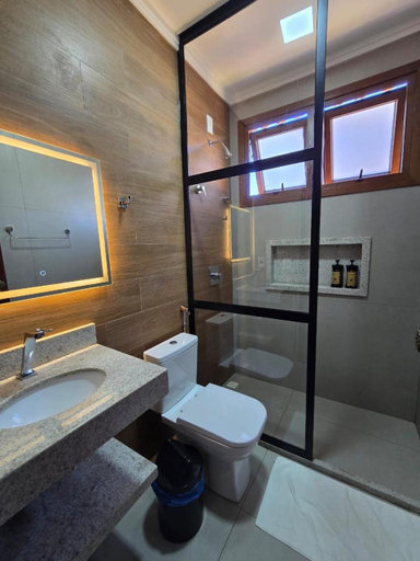 Bathroom, Pousada Portal da Barra, Marataízes