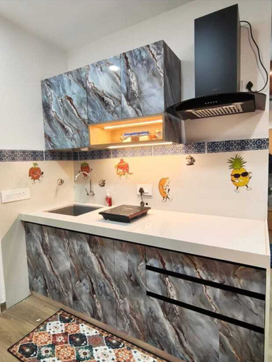 Private kitchen, The Airport Nest, Pune