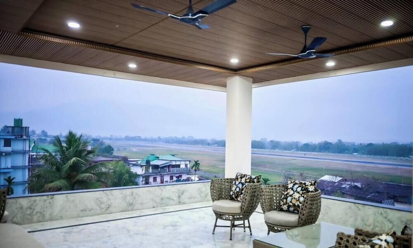 Terrace/patio, Hotel Airport View, East Siang