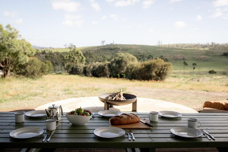 Outdoor dining 2, Spring Bay Eco Resort, Glamorgan-Spring Bay