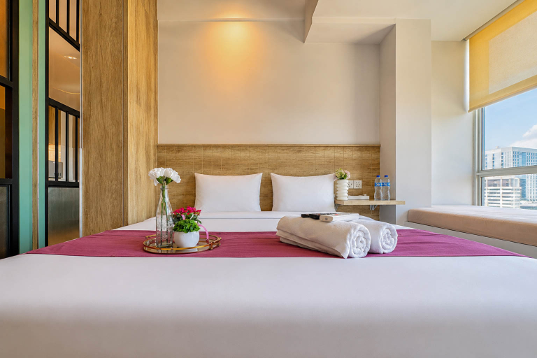Bedroom 3, Cityscape Studio at Apartment Benson Supermall Mansion By Travelio, Surabaya