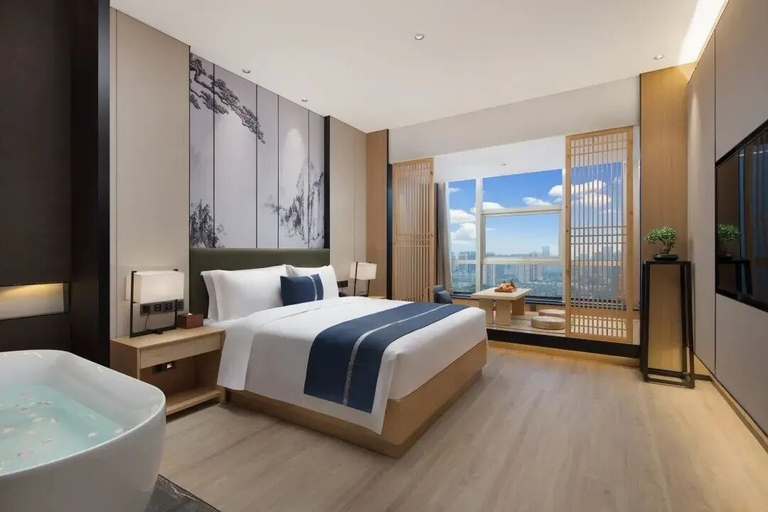 Bedroom, Ramada by Wyndham Changsha Downtown, Changsha