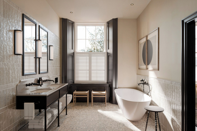Bathroom 2, The Kithmore Hotel, Fife