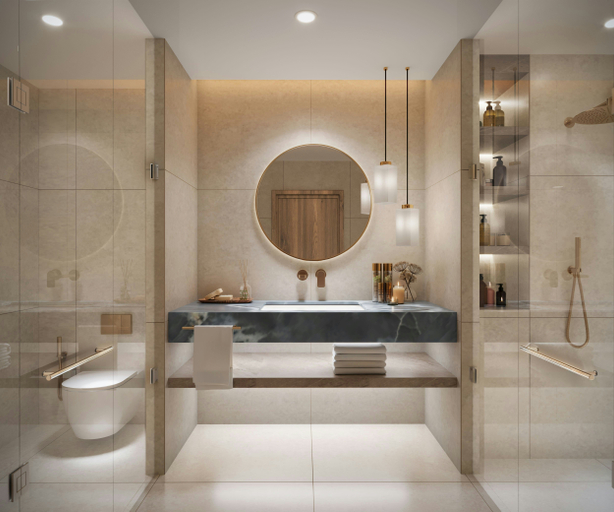 Bathroom, Hilton Kuwait Resort