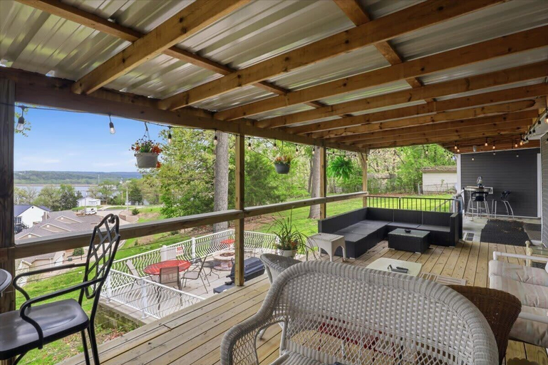 Outdoor dining 5, Lake Ozark Getaway With Fire Pit & Flat Lot, Miller