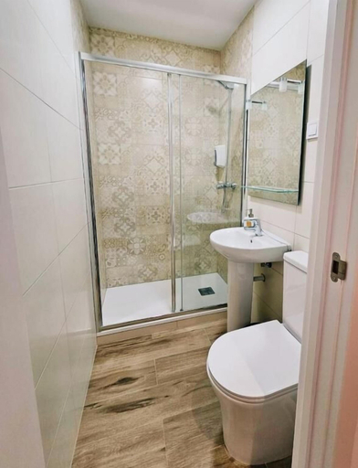 Bathroom 3, Hostal Andrea Gran Via, Madrid
