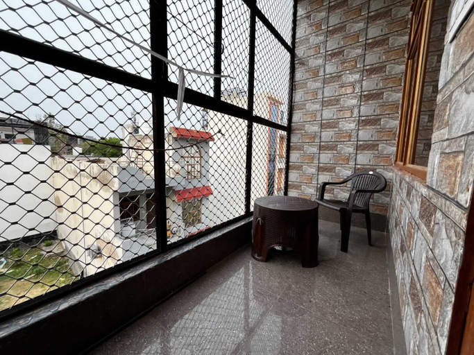 View from room 2, Bhakti vedanta Seva Dham, Mathura