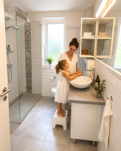 Bathroom 4, Hévíz Springs Apartments, Hévíz/Keszthely