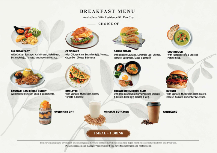 Food & Drinks 4, ViiA Residence, Mid Valley KL, Kuala Lumpur