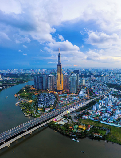 Aerial view 4, The Grand K-Vinhomes - Stunning Views, Bình Thạnh