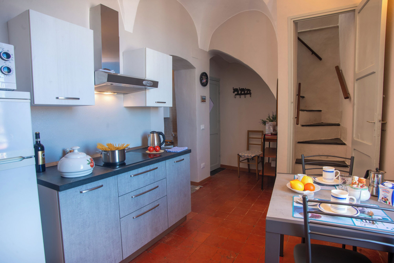 Private kitchen 5, La Terrazza Del Nonno With Sea-view Terrace, Imperia