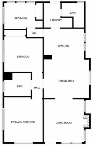Floor plan, The Lucky Sands Escape, Harrison
