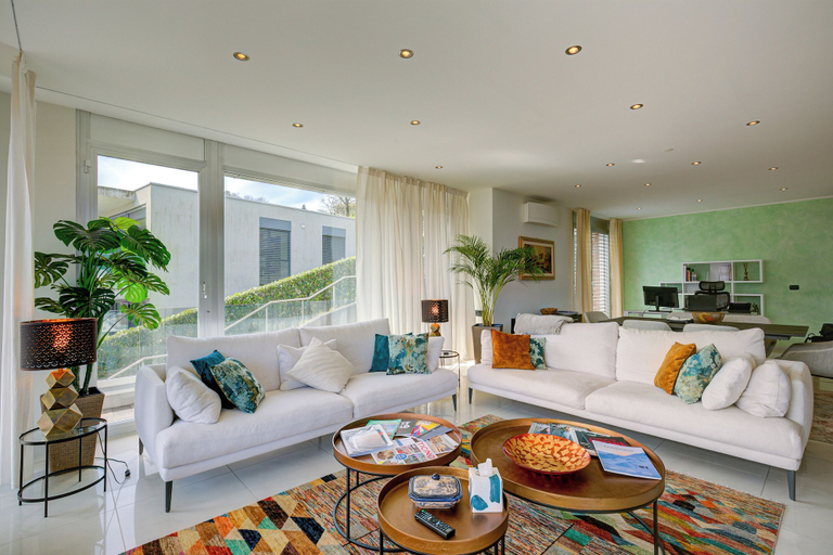 Living area 2, Panoramic Lugano Loft 8min Walk to Center, Lugano