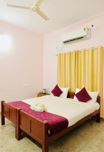 Bedroom 2, Varkala Escape Resort, Thiruvananthapuram