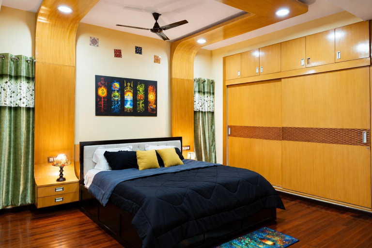 Bedroom 2, Gokulam Guest House, Mysore