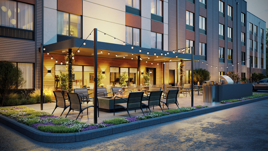 Terrace/patio, Hyatt Studios Chesapeake, Chesapeake