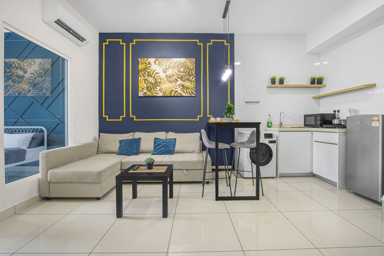 Living area 3, Arte Mont Kiara Bedstay, Kuala Lumpur
