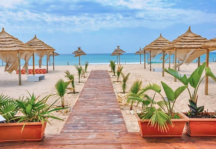 Beach, Tanfous Beach& Aquapark, Hammamet