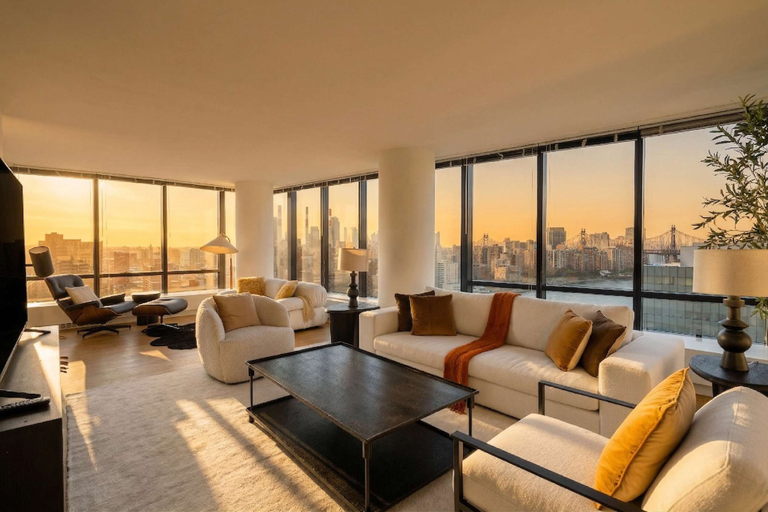 Living area 3, Apex Executive Apartments - UES NY, New York