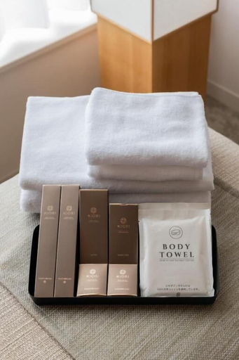 Bathroom amenities, KIORI Hotel Teramachi, Kyoto
