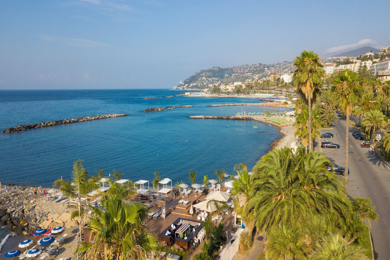 Aerial view, Ca Moretto Sea-view Terrace Apartment in Sanremo, Imperia