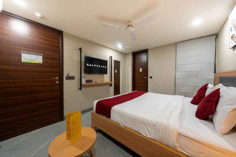 Bedroom 2, Saltstayz Select - Golf Course Road & Sector 57, Gurgaon