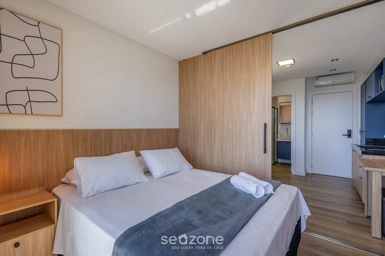 Bedroom 3, Studios With Sea View at Penha Spot PSO - VF, Penha