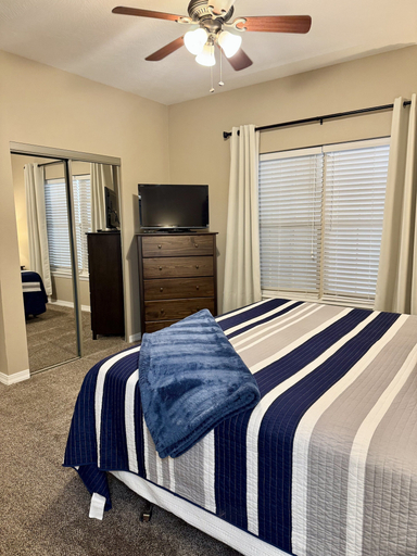 Bedroom 3, Lower Level Vacation Condo B-1 on Table Rock Lake by RedAwning, Taney